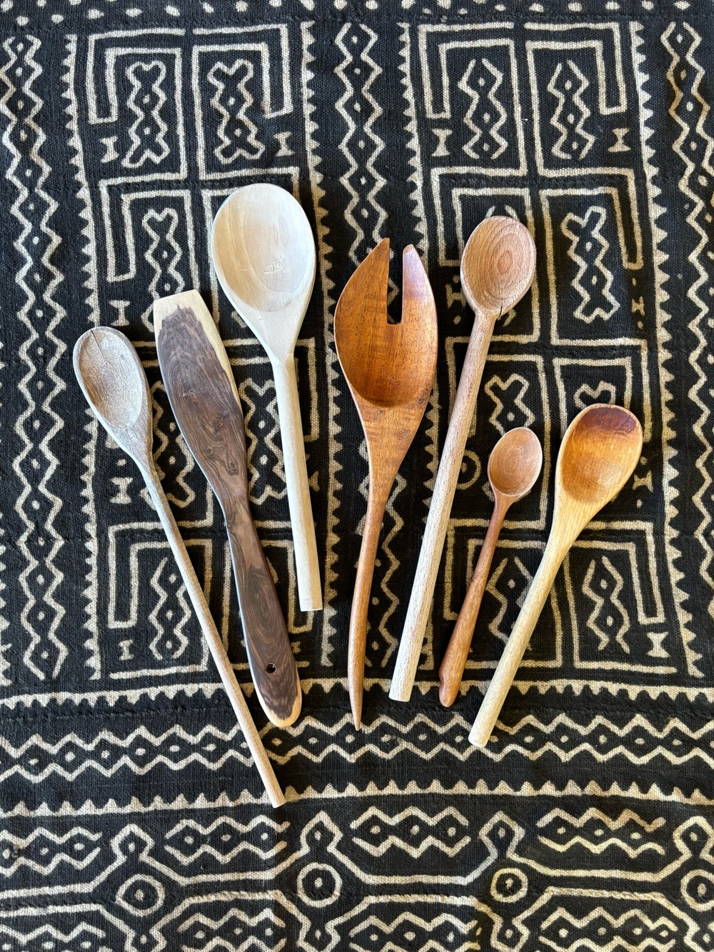 Vintage Rustic Wooden Spoons